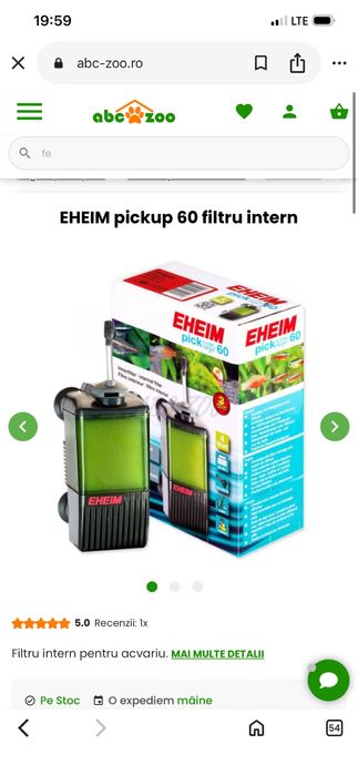 Vand acvariu de 54 l