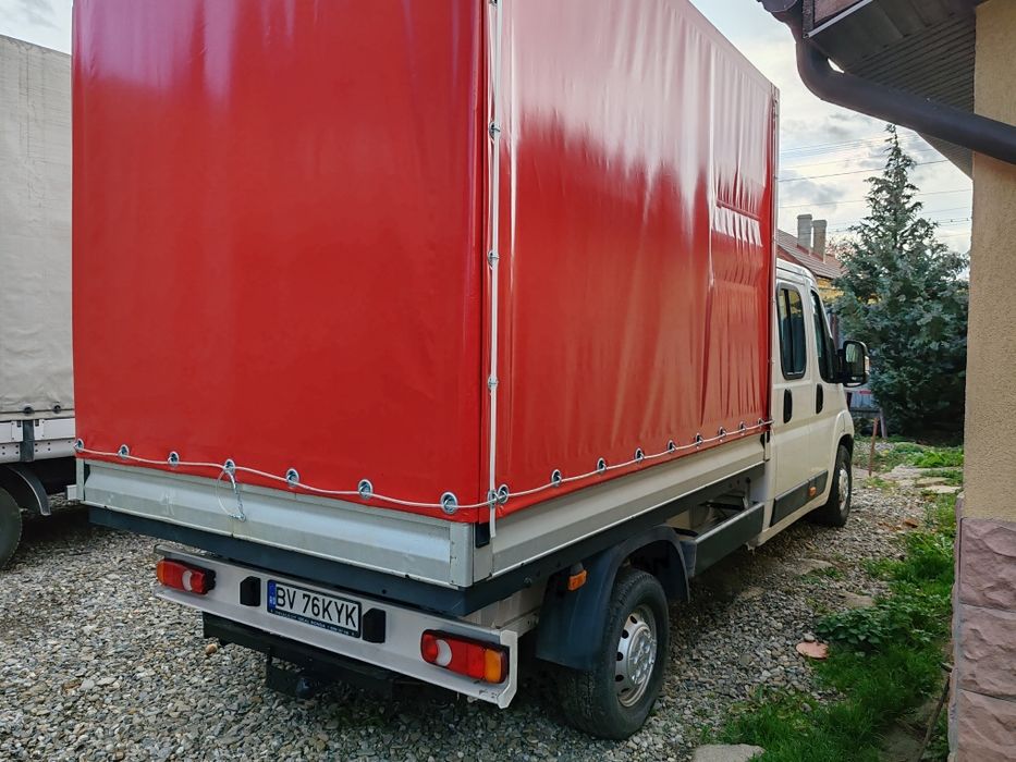 Peugeot boxer 7 locuri și bena de 3 metri 2017 doka