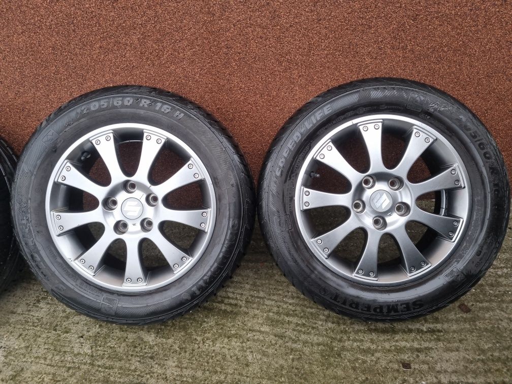 Jante Suzuki R16 5x114,3 cu anvelope vară Semperit 205/60R16