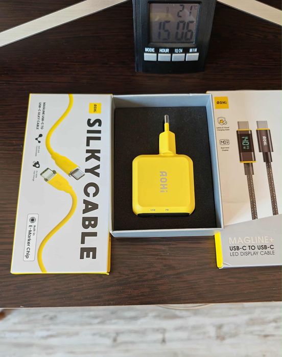 Aohi magcube PD 67w японско зарядно за телефон