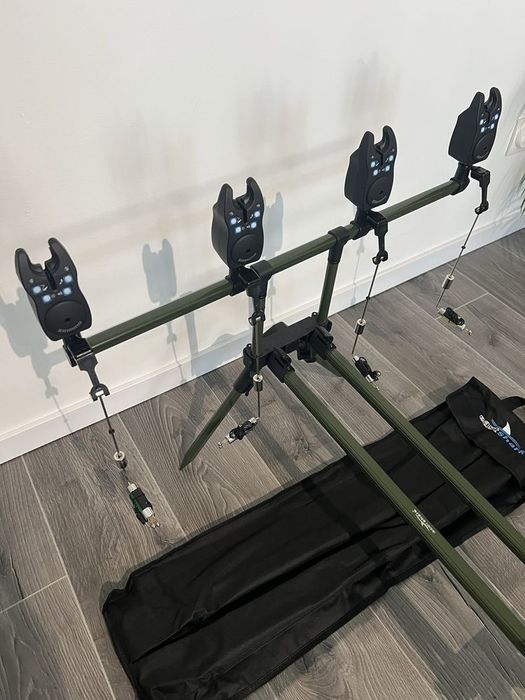 Rod Pod FULL Echipat 4 posturi EastShark + 4 Senzori SAIMINO + 4 Swing