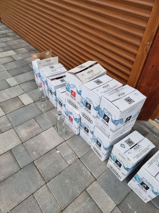 Sticle de sticlă 0,75l noi la cutie