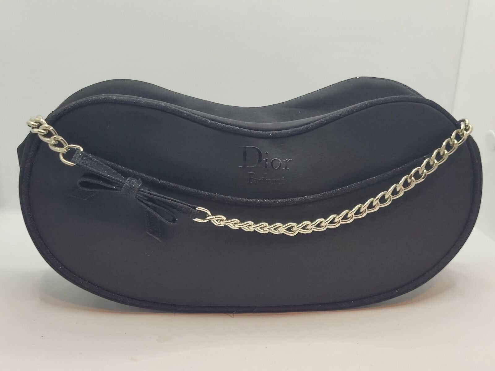 Нова вечерна / официална черна дамска чантичка Dior, Диор, чанта, клъч