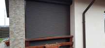 Rulouri de exterior aluminiu, folie transparenta și rulouri  interior