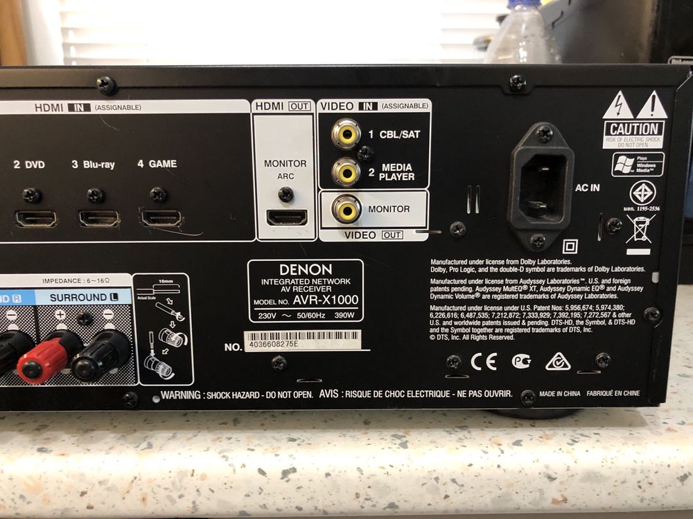 Denon AVR-X1000 resiver