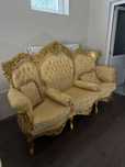 Set Canapea baroc lemn masiv