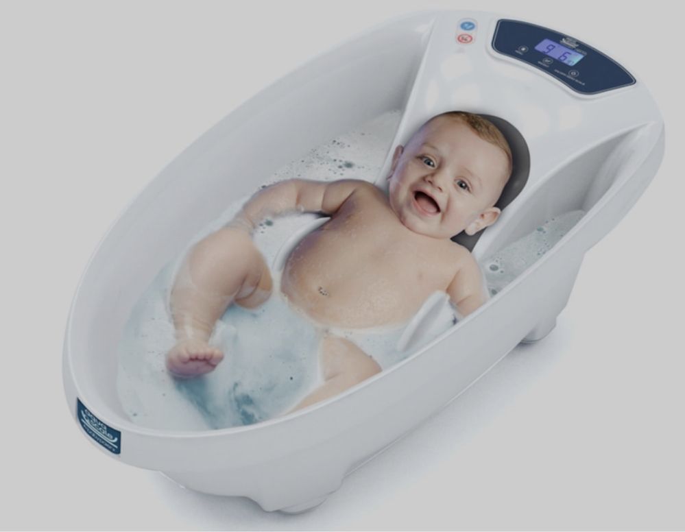 Бебешка вана с везна и термометър Aquascale 3в1