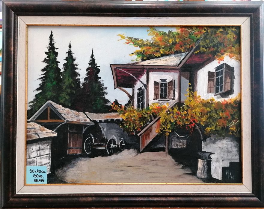 9бр.картини с маслени бои