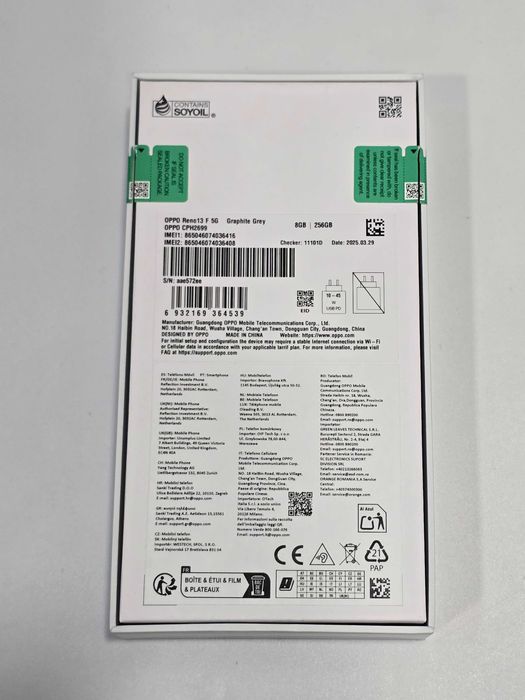 Hope Amanet P8 Oppo Reno 13F 256/8 Gb Nou