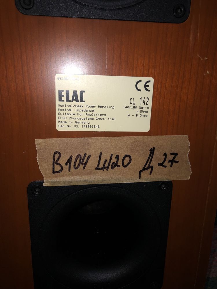 ELAC SL-142 качествени тонколони