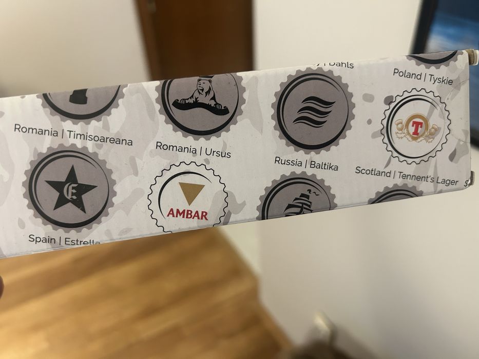 Подарявам плакат с бирени лога