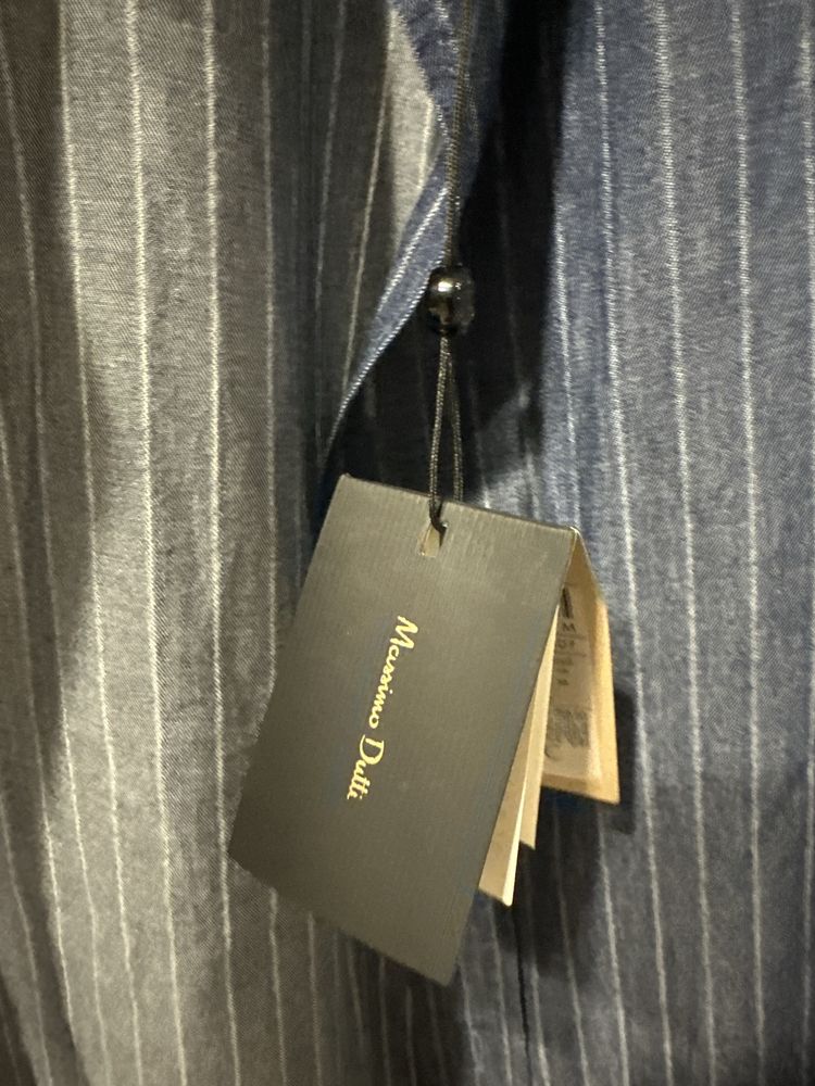 Рубашка из хлопка. Массимо Дутти. Massimo Dutti. Оригинал.