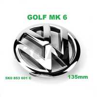 Емблема предна Фолксваген Голф 6 - 5K0 853 601 C / VW Golf MK6 - 135mm