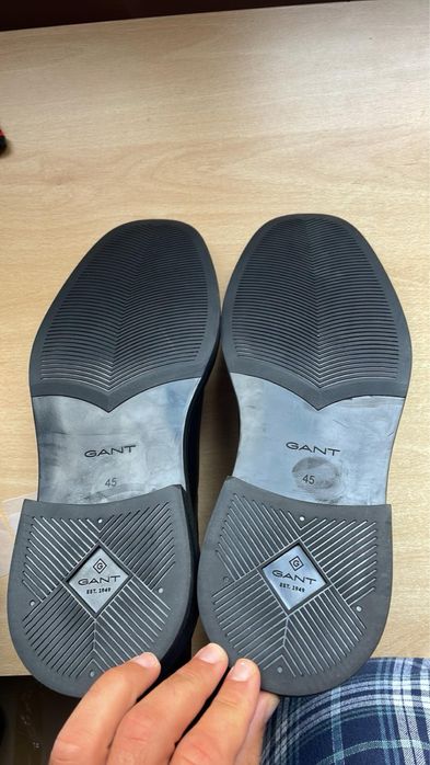 Мъжки кожени обувки боти Gant