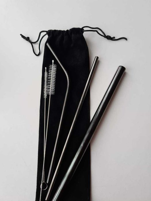 Комплект Сламки за многократна употреба в различни цветове