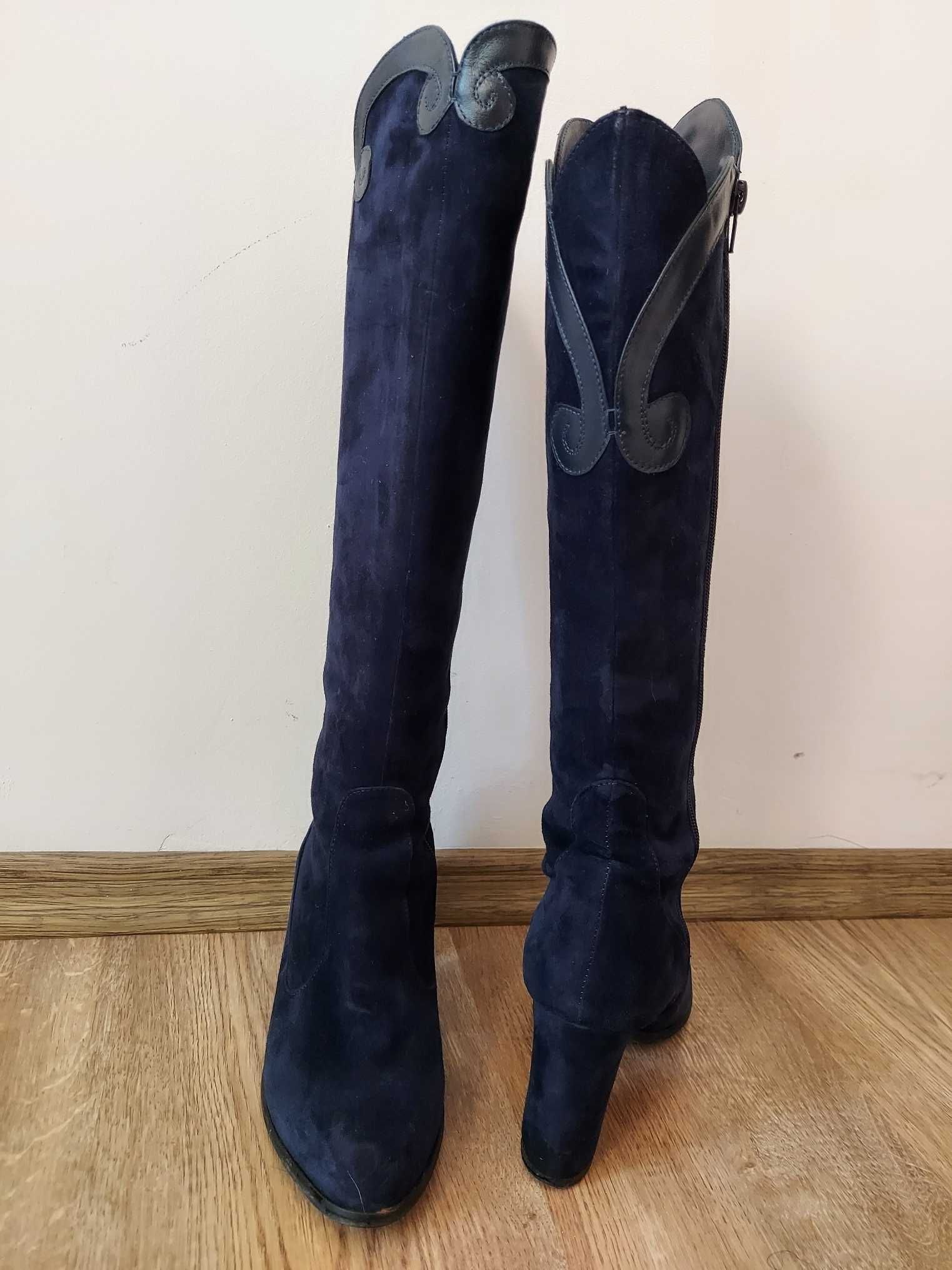 •	Cizme piele naturala model deosebit