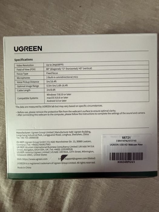 Camera web ugreen
