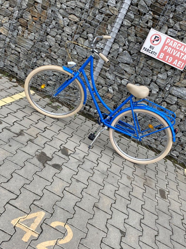 Bicicleta Oras DHS Citadinne 2836, Roti 28", Cadru otel (Albastru)
