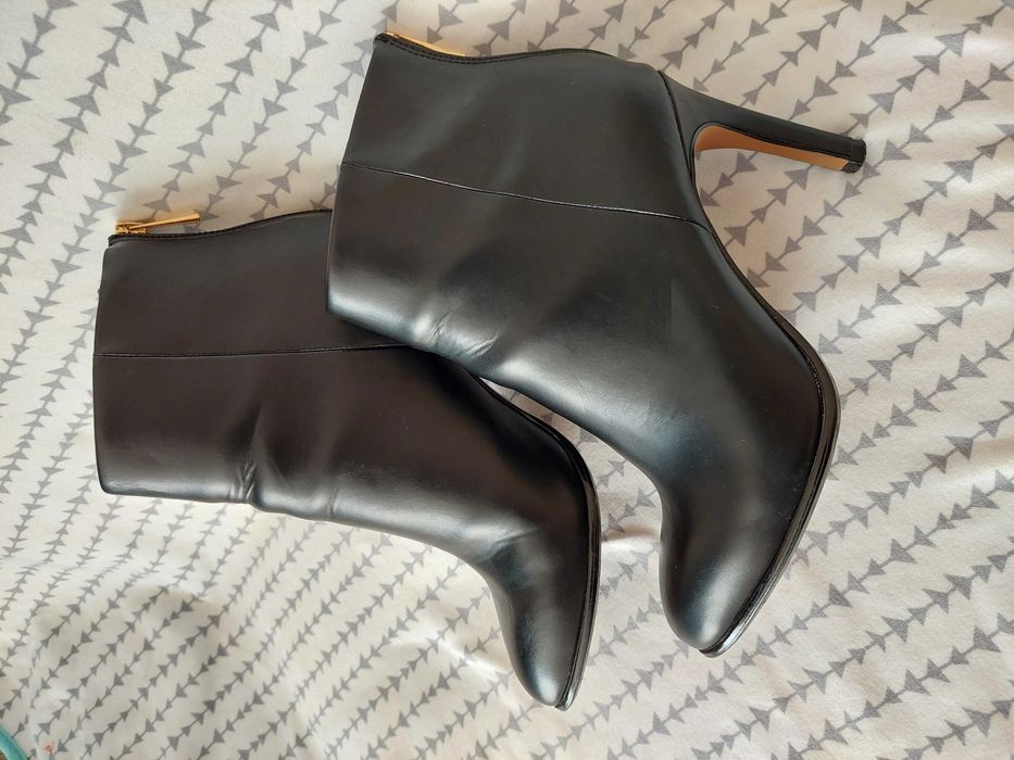 Botine H&M marimea 37 cu toc, ghete iarna primavara