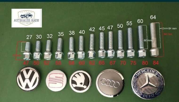 Prezoane Porsche Macan, Cayenne  cu saiba mobila M14 x 1.5