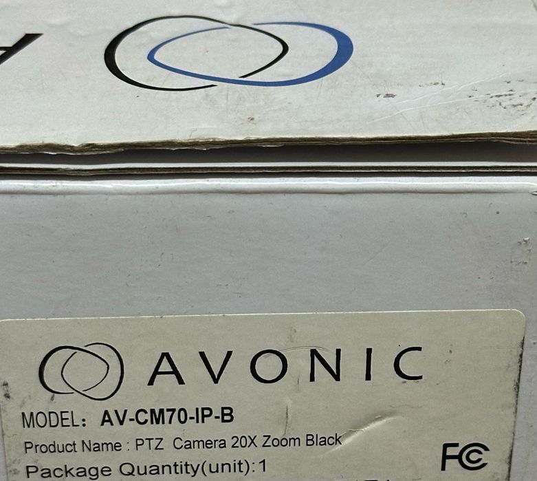 camera  video supraveghere inregistrare avonic av-cm70-ip-b