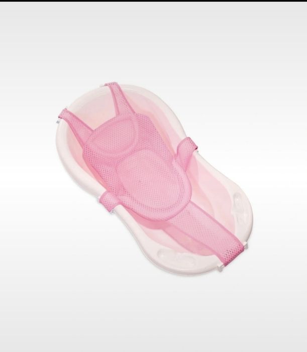 Set cadita de baie Duck roz + suport + Cadou