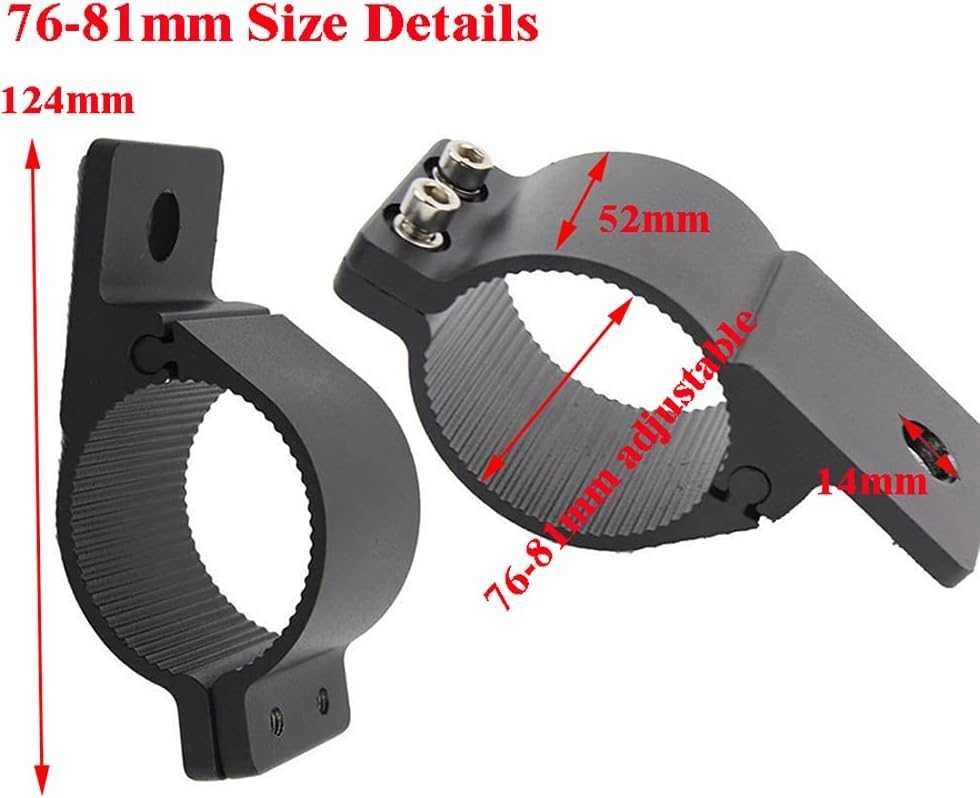 Suporti 3'' prindere tubulara Clamp Bracke led-bar sau proiectoare