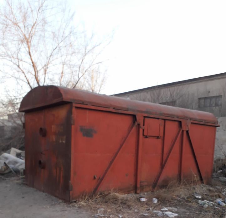Гараж железный из вагона