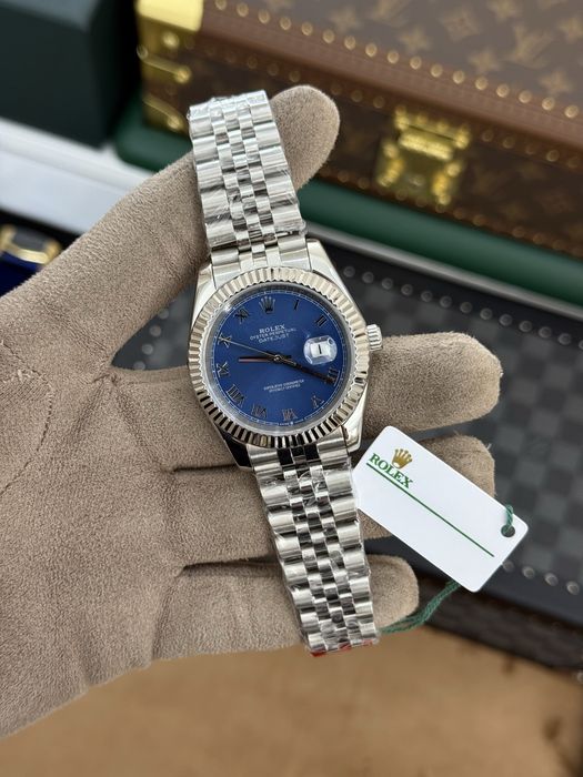 Rolex Date-Just 41mm Azzuro