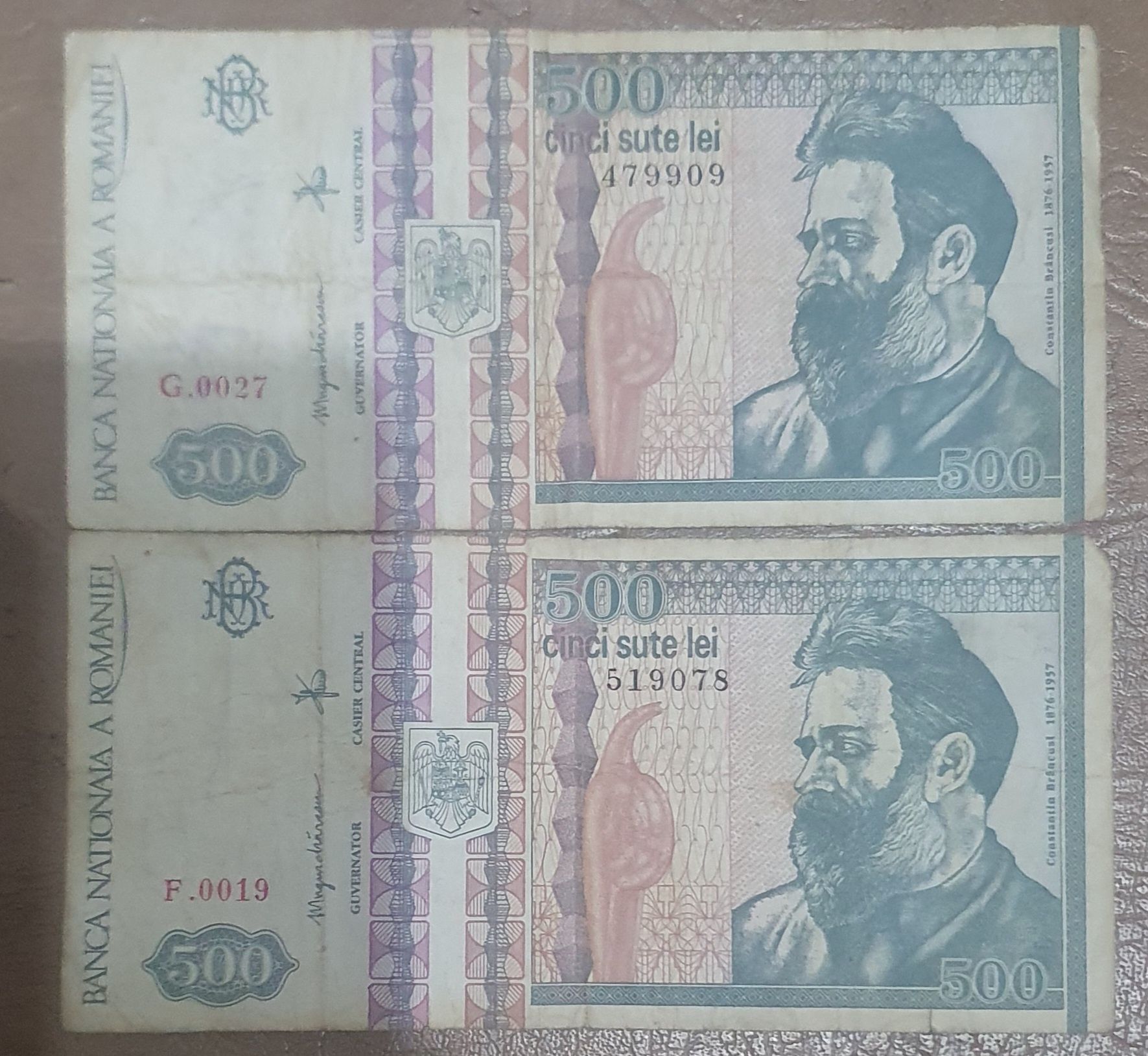 Bancnota 500 (decembrie 1992)