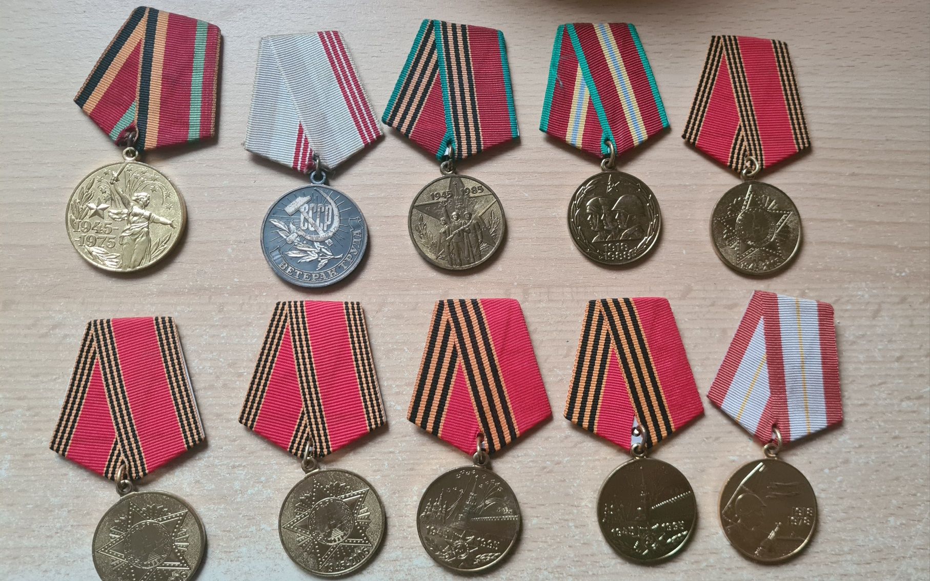 Medalii aniversare rusesti URSS
