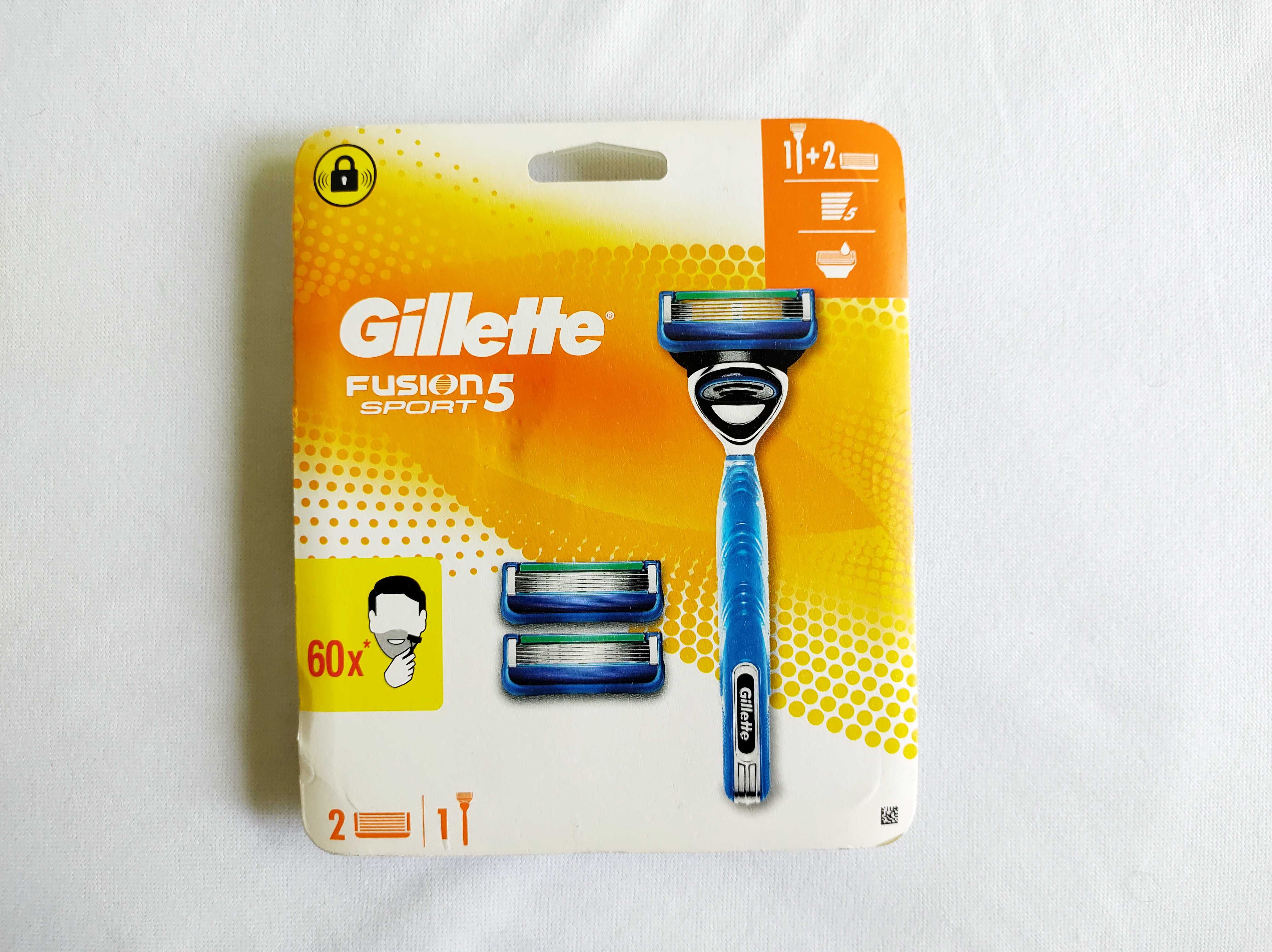 Gillette Fusion5 Sport 3 броя ножчета за бръснене Жилет + 1 дръжка