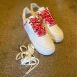 Nike Air Force 1 Low Supreme White - 9.5/10 състояние - размер EU 45