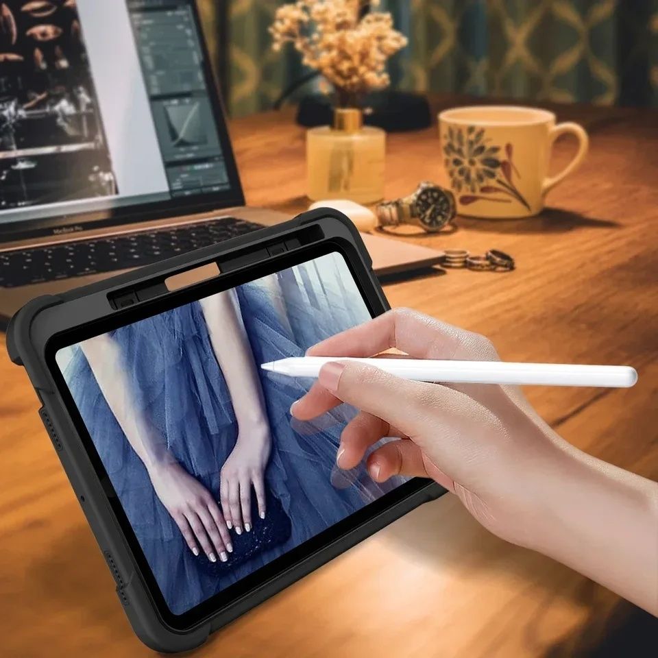 Apple iPad Pro / Air 11" 13" / 2024/2025 / Трислоен удароустойчив кейс