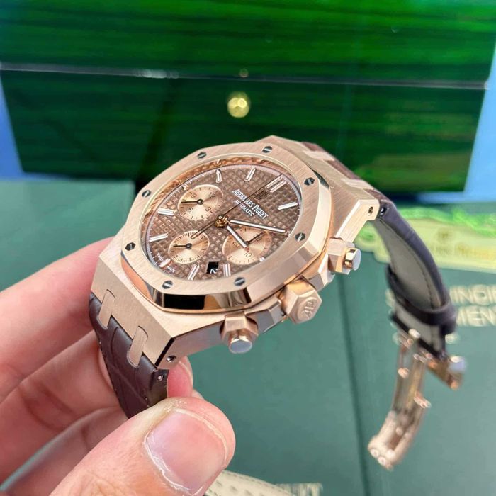 audemars piguet royal oak  злато/ кожа
