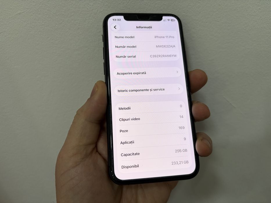 Iphone 11 Pro, 256 gb, Dual Sim fizic, Gray