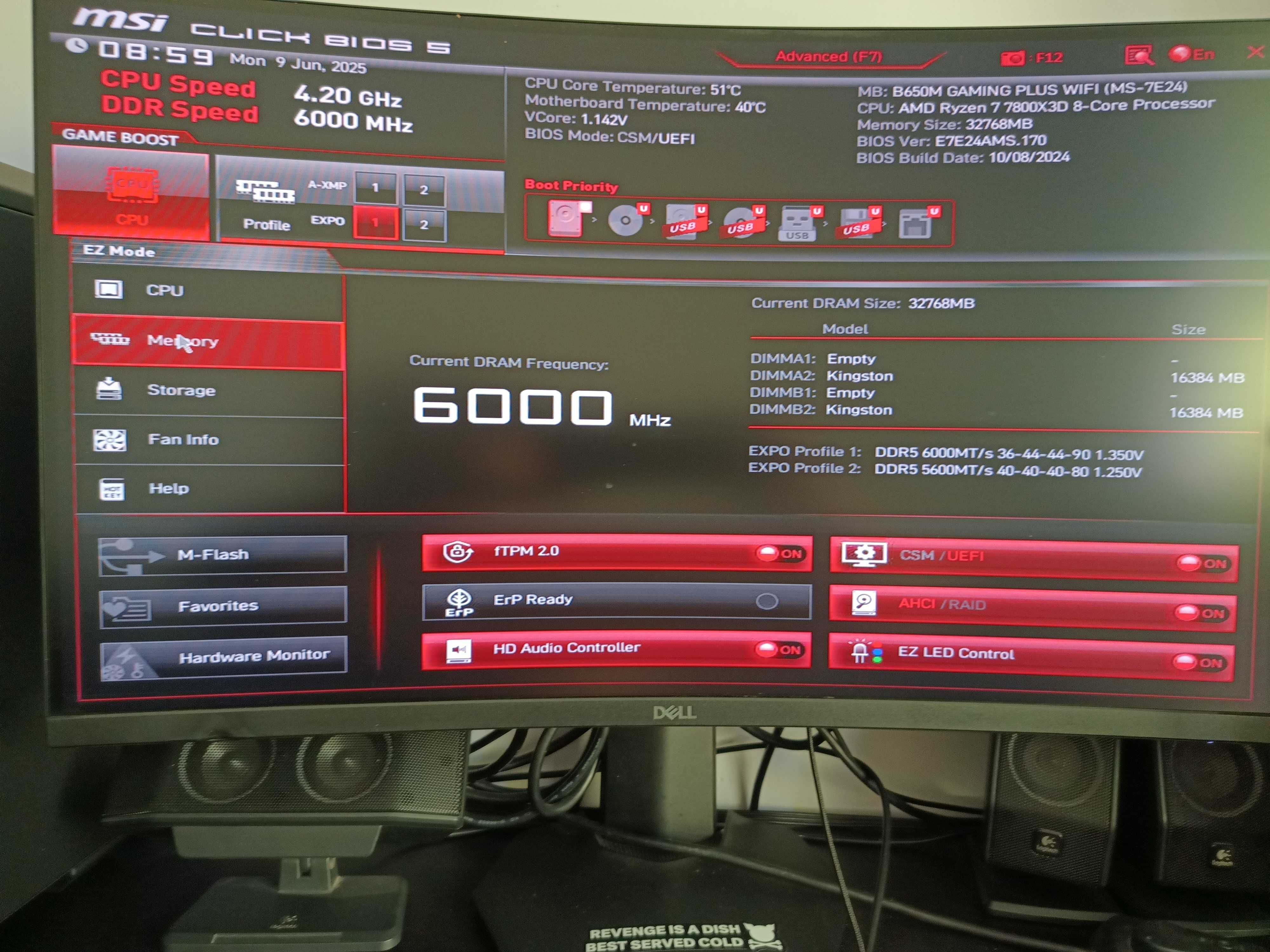 PC Gaming Ryzen 7 7800 3xd