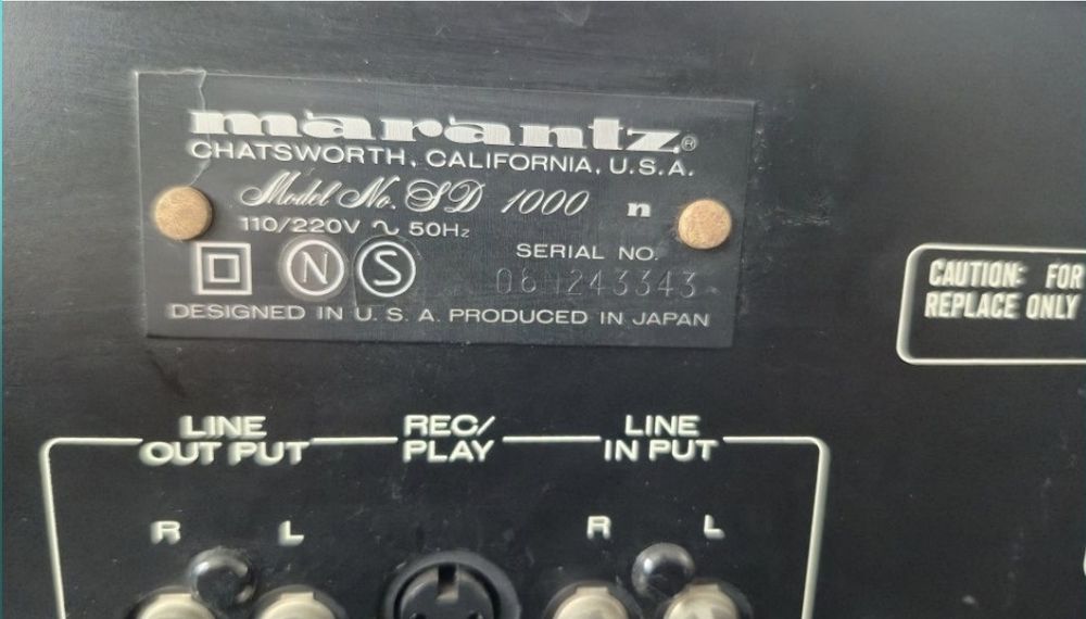 Casetofon deck Marantz SD 1000