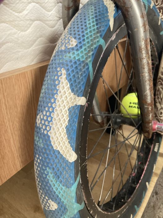 Cauciucuri BMX Vans x Cult Turcoaz