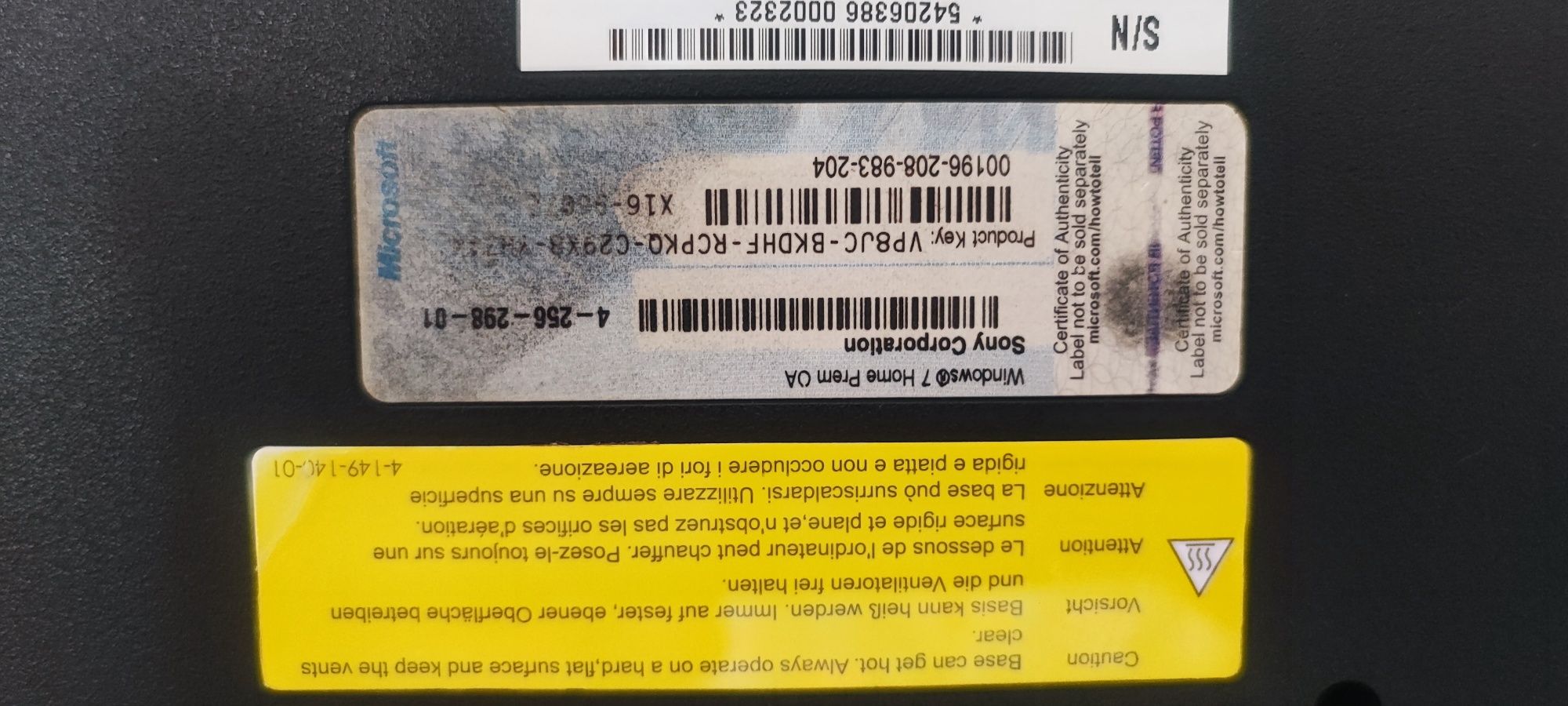 Лаптоп Sony VAIO Pcg-81313m i-7  17"