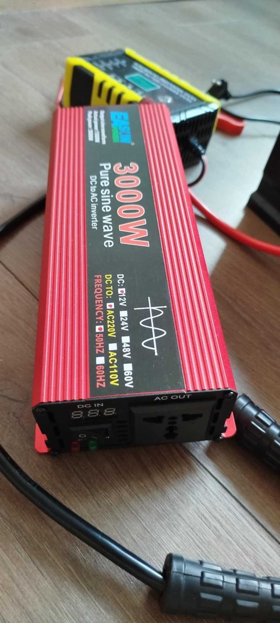 Инвертор 3000w чиста синусоида, Акумулатор и зарядно