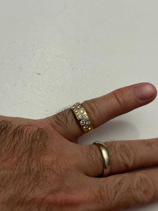 INEL AUR 18K + 10 Diamante x 0.06CT = 0.60CT - VS1 - G - 5.6g !