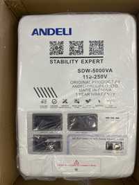 Стабилизаторы напряжения ANDELI/Stabilizator с QR-SDW-5000Va 110V-250V