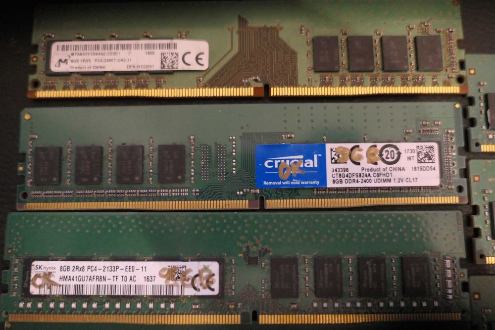 8 GB DDR4 Memorie Ram 4 GIGA Micron Crucial Hynix Transcend Samsung
