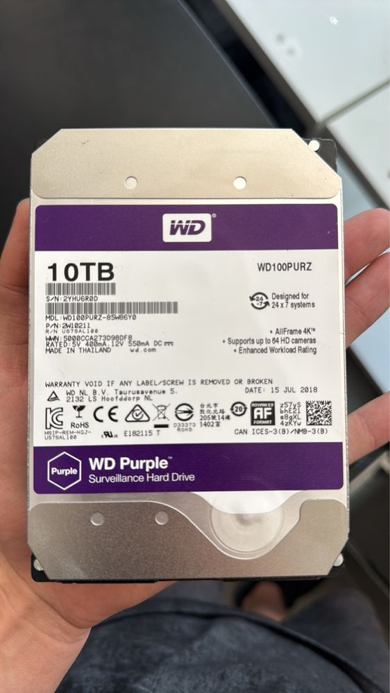 Хард дискове 10тб и 18тб western digital