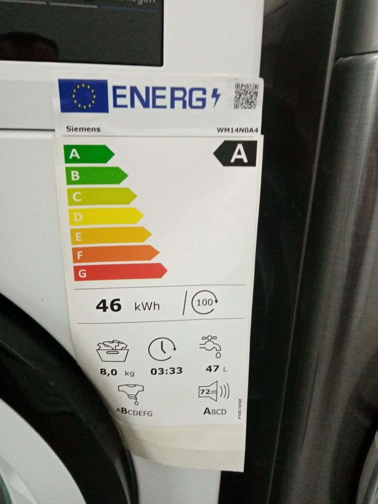 Siemens WM14N0A4 - Mașină de spălat cu tehnologie smartFinish