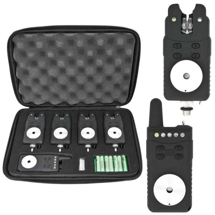 STATIE Set 4 avertizoare wireless RF698 + receptor Baracuda