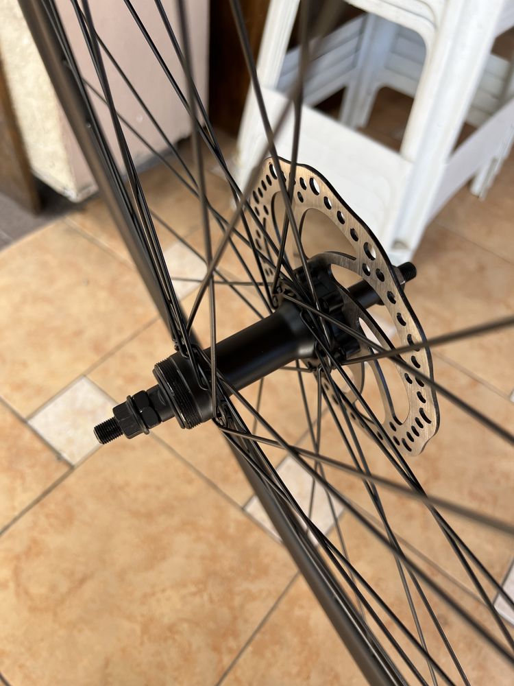 Roata nouă bicicleta 28’ aluminiu, dubla, disc