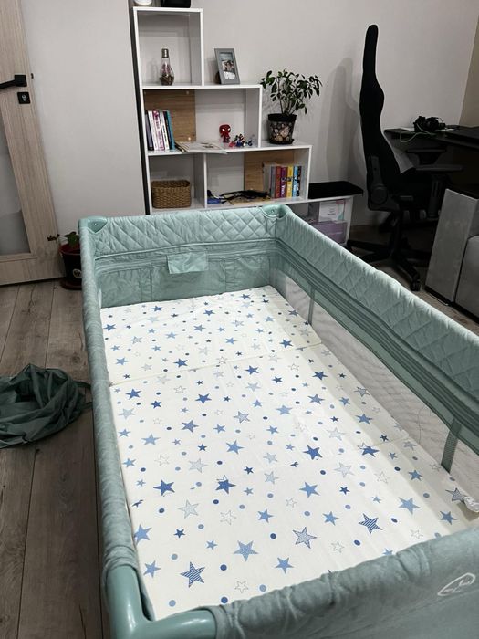 Сгъваема кошара на две нива+матрак