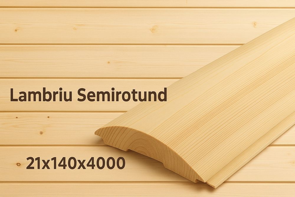 Lambriu Semirotund 21x140x4000